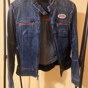 Harley-Davidson Women's Dark Blue Jean Jacket